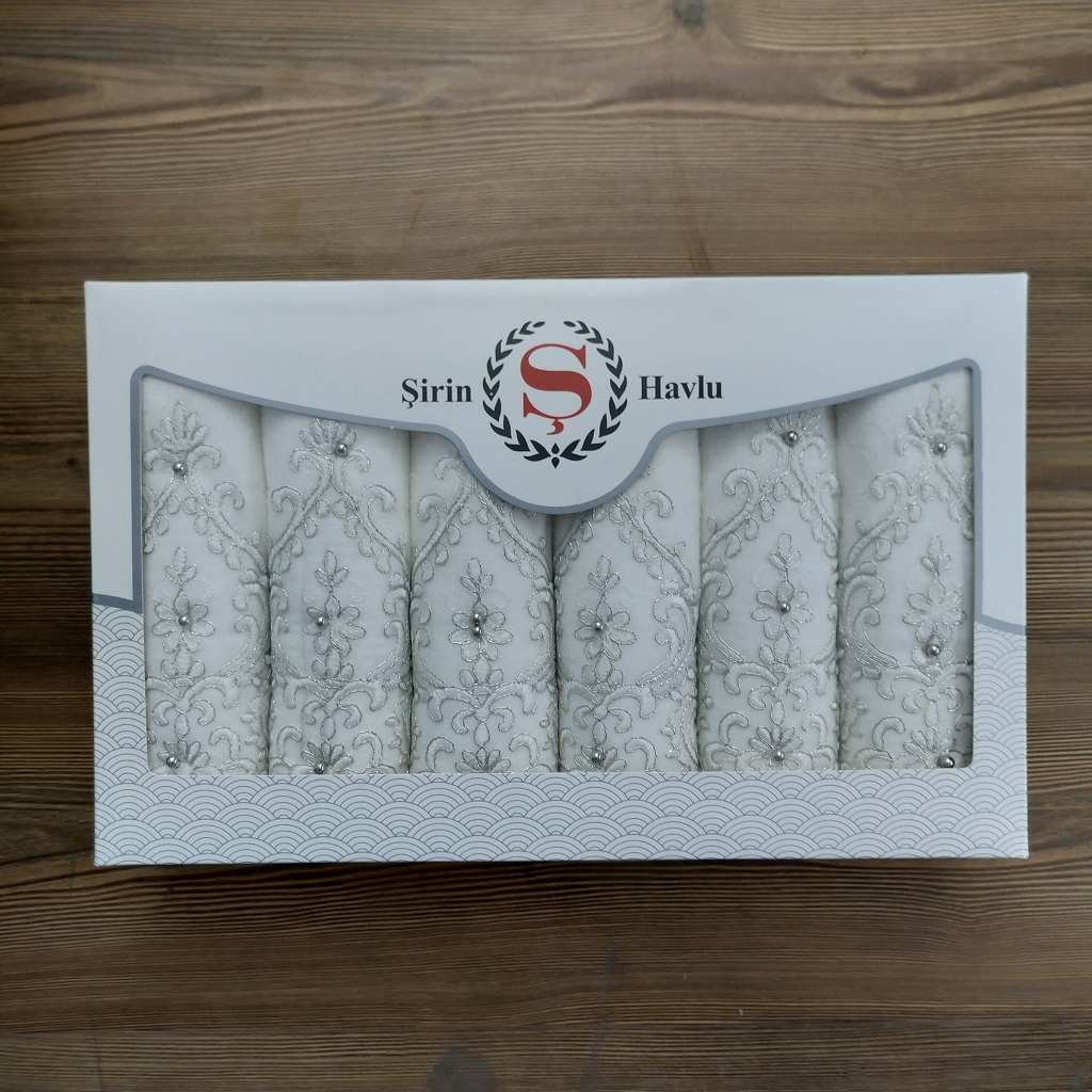 GÜPÜRLÜ İNCİLİ KADİFE HAVLU